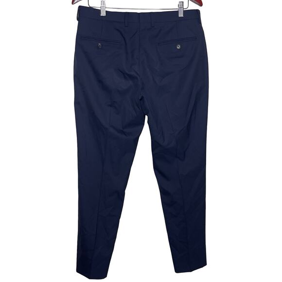 J.Crew Ludlow Slim-fit suit pant Loro Piana Italian wool Blue Caspian Sea 32x30 - Picture 5 of 12